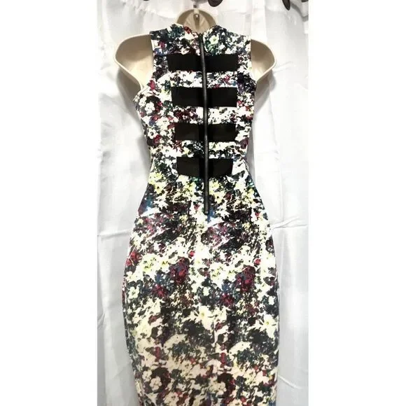 $59.00 Material Girl Junior’s Sleeveless Floral Print Bodyco, Multi, Size S - Picture 9 of 14